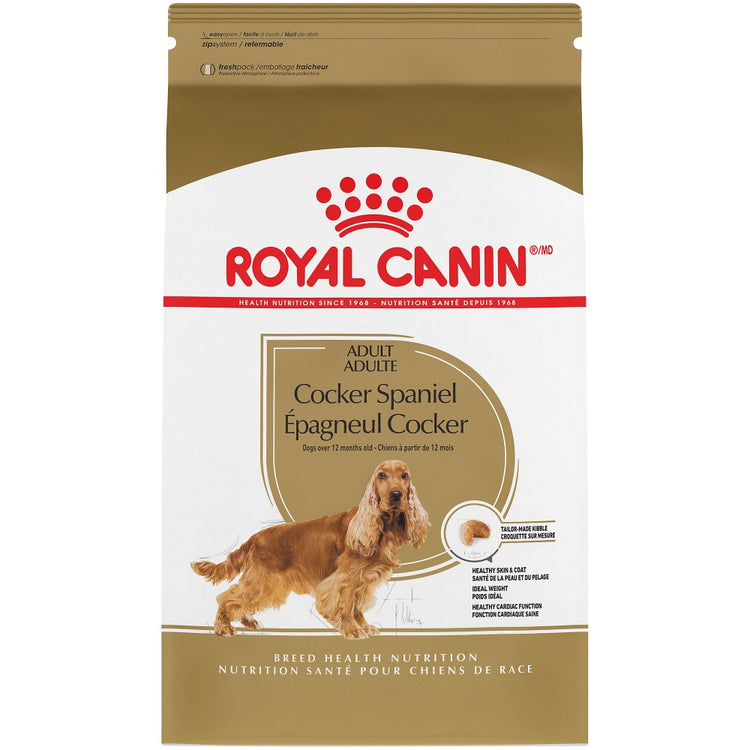 Royal Canin  Breed Health Nutrition Cocker Spaniel Adult Dry Dog Food