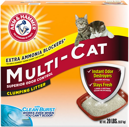 Arm & Hammer Multi-Cat Extra Strength Scented Clumping Litter