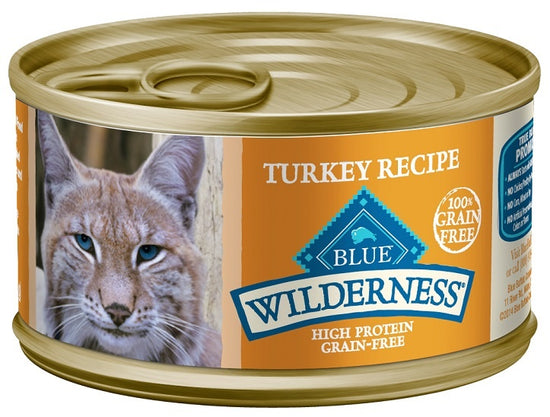 Blue Buffalo Wilderness Turkey Recipe Canned Cat Food