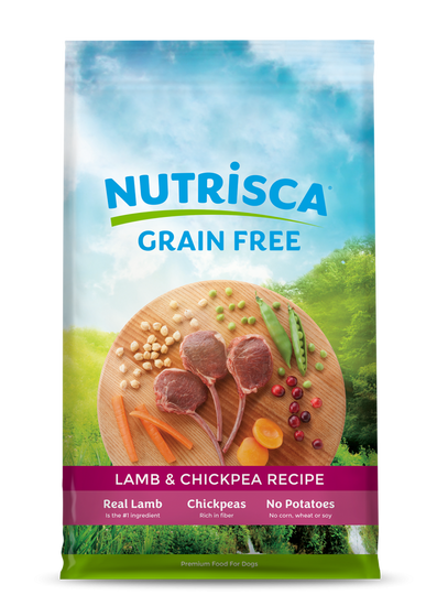 NUTRISCA Grain Free Lamb and Chickpea Recipe Dry Dog Food