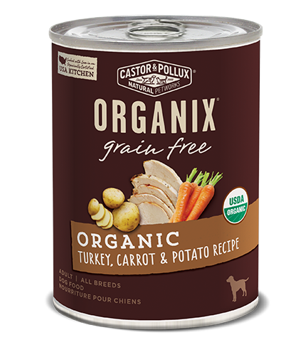 Castor and Pollux Organix Turkey Carrot & Potato Canned Dog Food