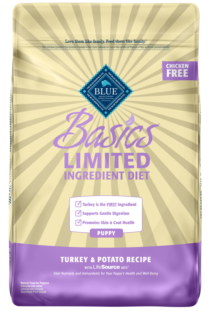 Blue Buffalo Basics Puppy Turkey & Potato Recipe Dry Dog Food