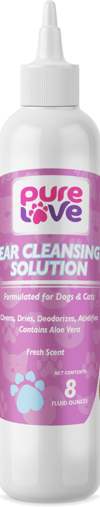 Pure Love Ear Cleaning Solution-Fresh Scent  for Dogs and Cats