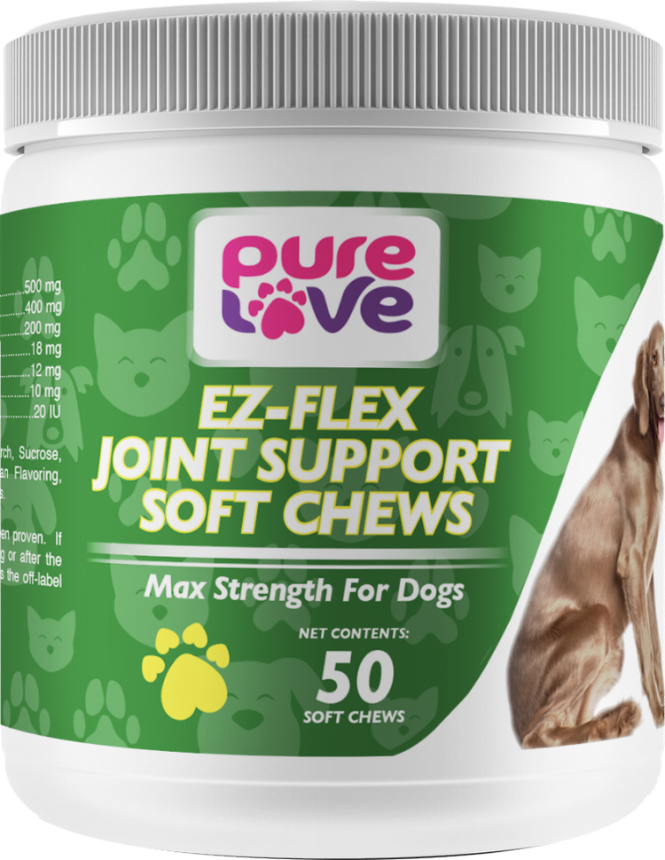 Pure Love Ez-Flex Joint Support Soft Chews for Dogs