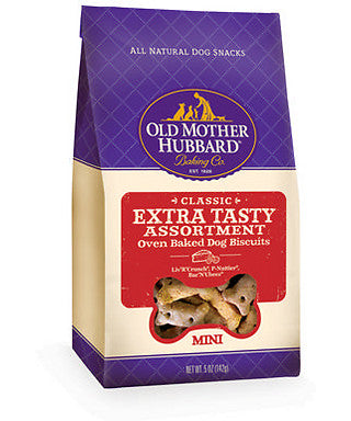 Old Mother Hubbard Crunchy Classic Natural Extra Tasty Assortment Mini Biscuits Dog Treats