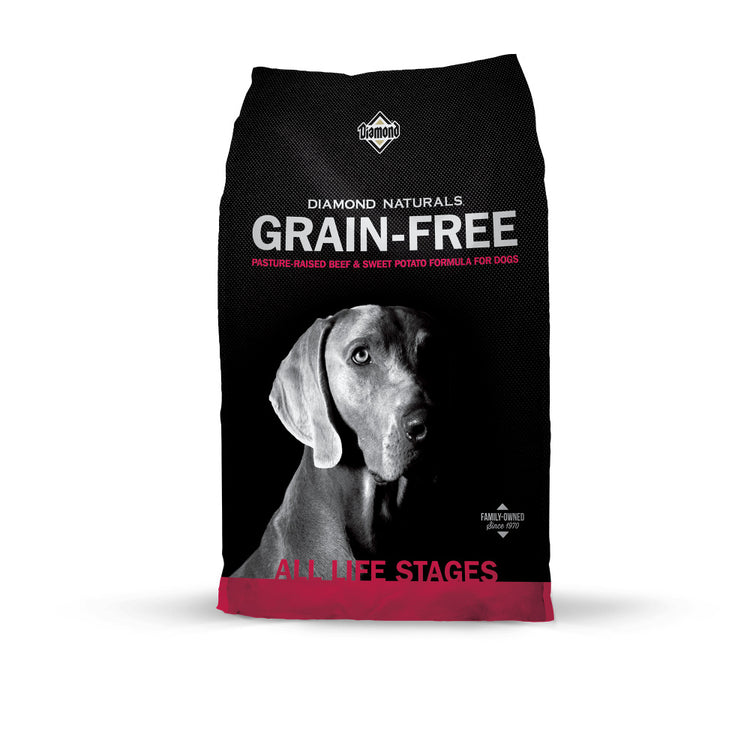 Diamond Naturals Grain Free Beef & Sweet Potato Dry Dog Food