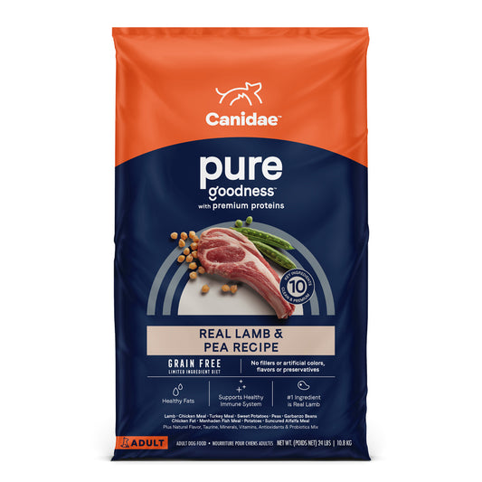 Canidae Grain Free PURE Lamb & Pea Recipe Dry Dog Food