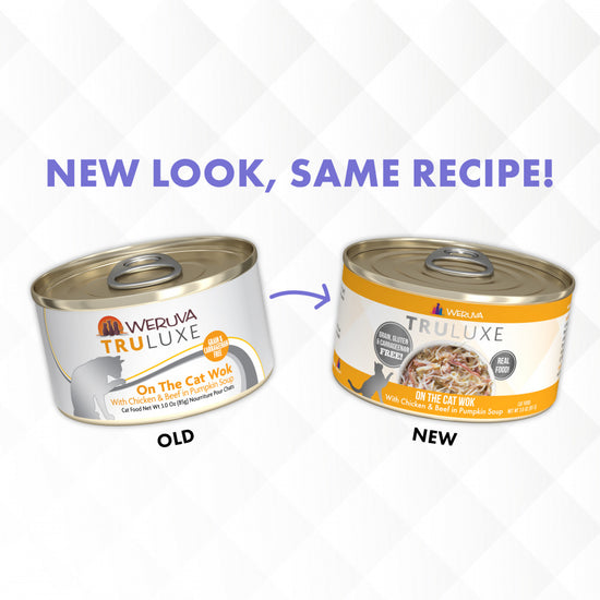 Weruva TRULUXE On The Cat Wok with Chicken & Beef in Pumpkin Soup Canned Cat Food