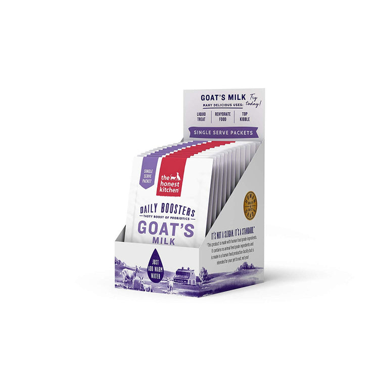 The Honest Kitchen Daily Boosters Probiotic Goat's Milk Liquid Treat for Dogs and Cats