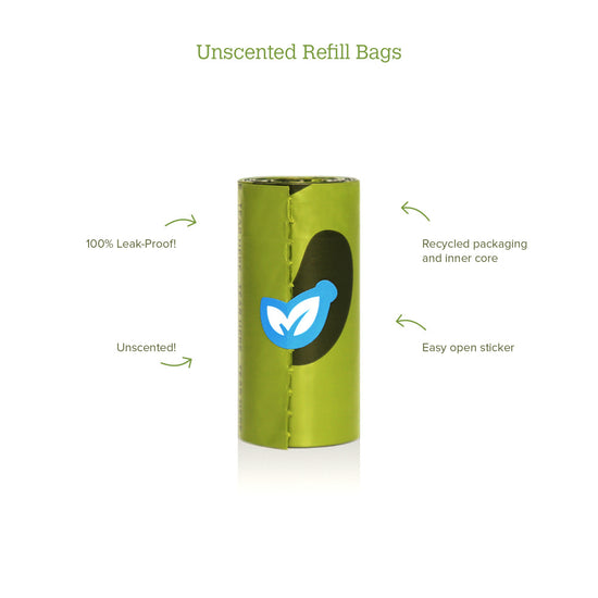 Earth Rated Refill Rolls Unscented Waste Bags - 120 Count