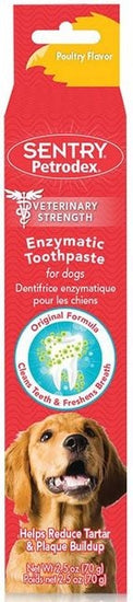 SENTRY Petrodex Veterinary Strength Enzymatic Poultry Flavor Toothpaste for Dogs