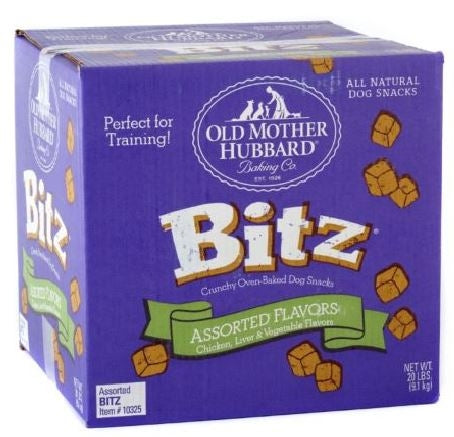 Old Mother Hubbard Bitz Crunchy Classic Assorted Flavor Chicken, Liver and Vegtable Natural Dog Treats
