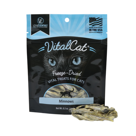 Vital Essentials Vital Cat Freeze Dried Grain Free Minnows Cat Treats