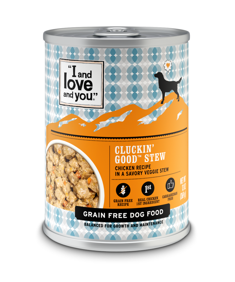 I and Love and You Grain Free Clucking Good Stew Canned Dog Food