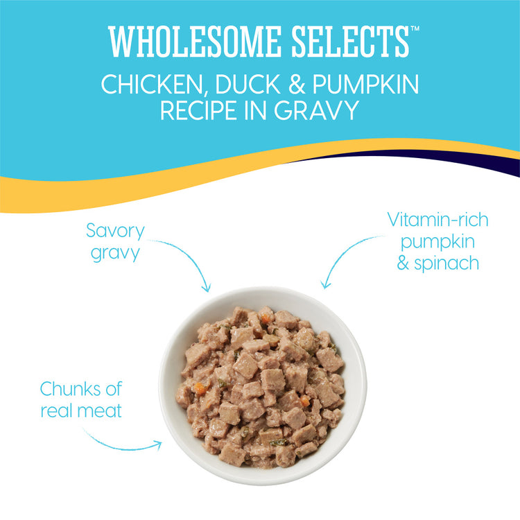 Solid Gold Wholesome Selects Grain Free Chicken, Duck, & Pumpkin in Gravy Recipe Canned Cat Food