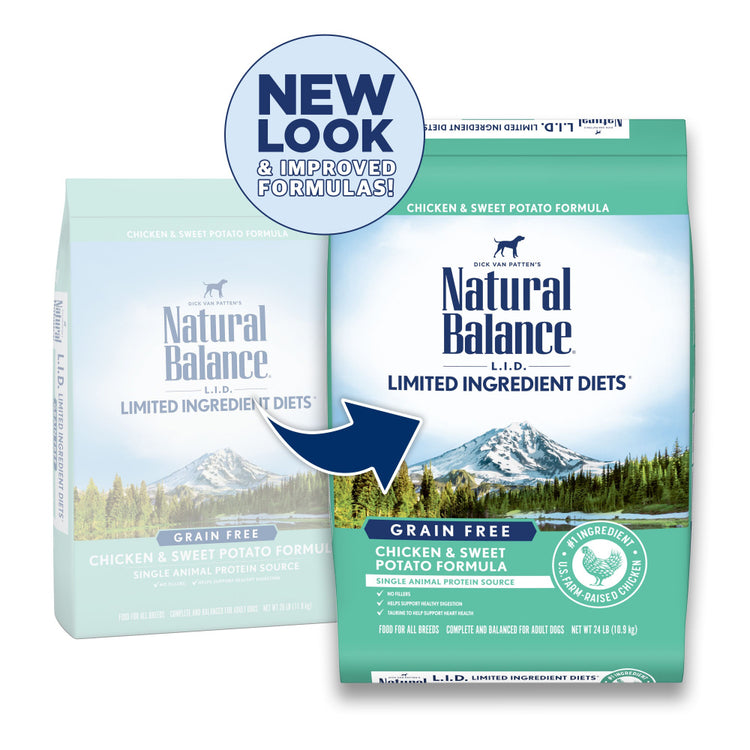 Natural Balance L.I.D. Limited Ingredient Diets Adult Grain Free Sweet Potato & Chicken Dry Dog Food