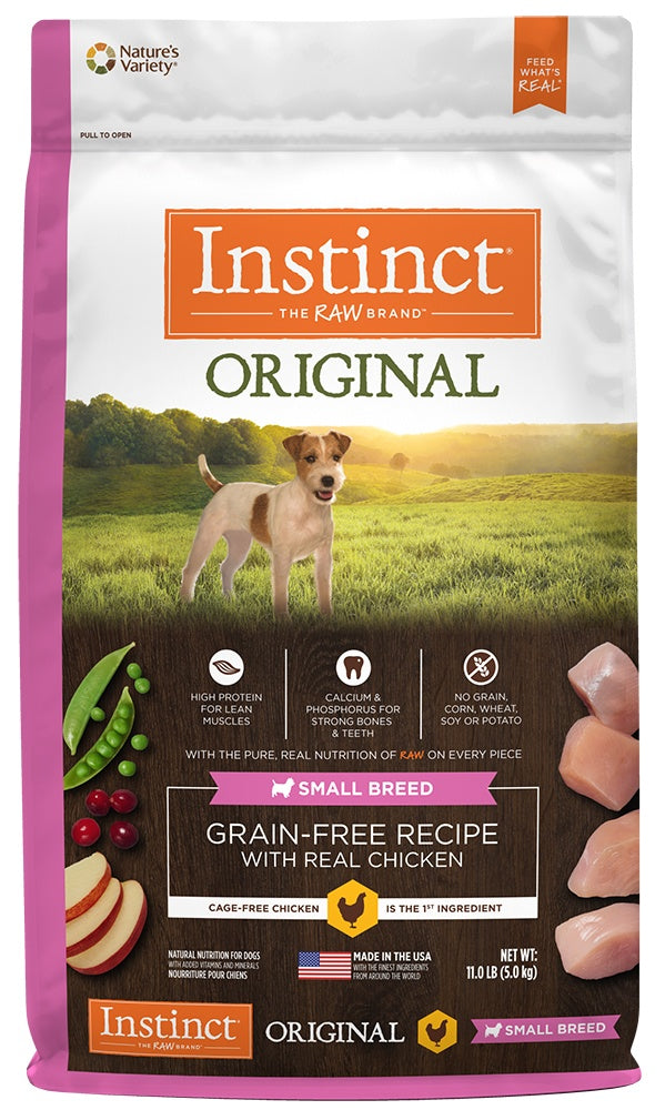 Instinct Original Small Breed Grain Free Recipe with Real Chicken Natural Dry Dog Food
