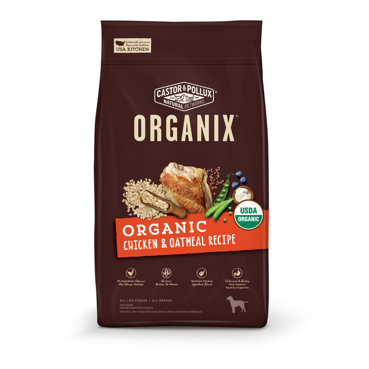 Castor and Pollux Organix Organic Chicken and Oatmeal Dry Dog Food