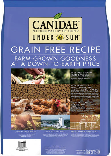 Canidae Under The Sun Grain Free Large Breed Chicken Recipe Dry Dog Food