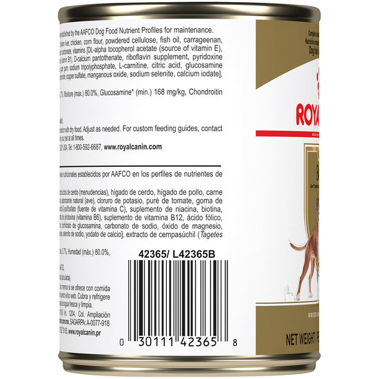 Royal Canin Breed Health Nutrition Adult Boxer Canned Dog Food