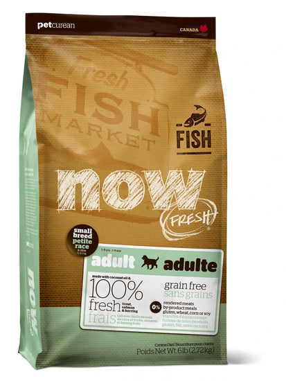 Petcurean Now! Fresh Grain Free Adult Small Breed Fish Recipe Dry Dog Food