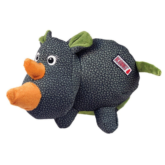 KONG Phatz Rhino Plush Dog Toy