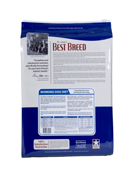 Dr. Gary's Best Breed Holistic Working Dog Diet Dry Dog Food