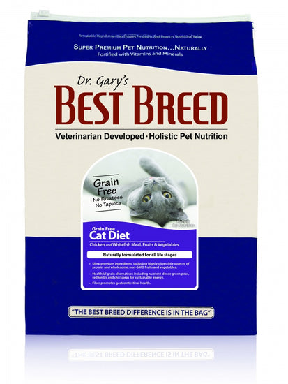 Dr. Gary's Best Breed Grain Free All Life Stages Dry Cat Food