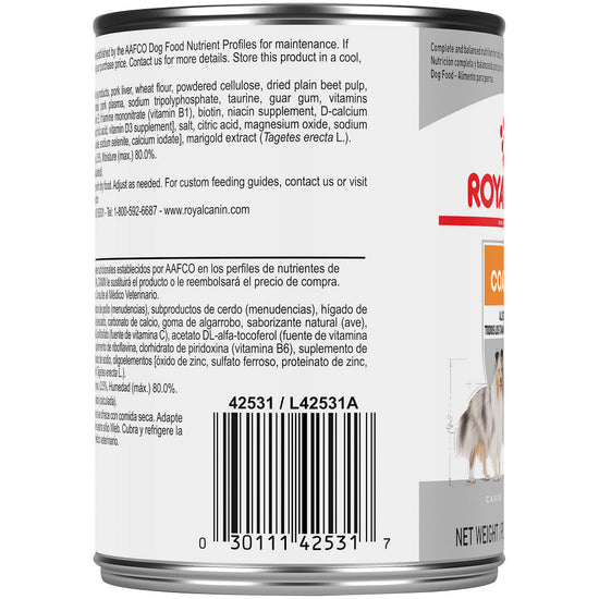Royal Canin Coat Care Loaf in Sauce Canned Dog Food