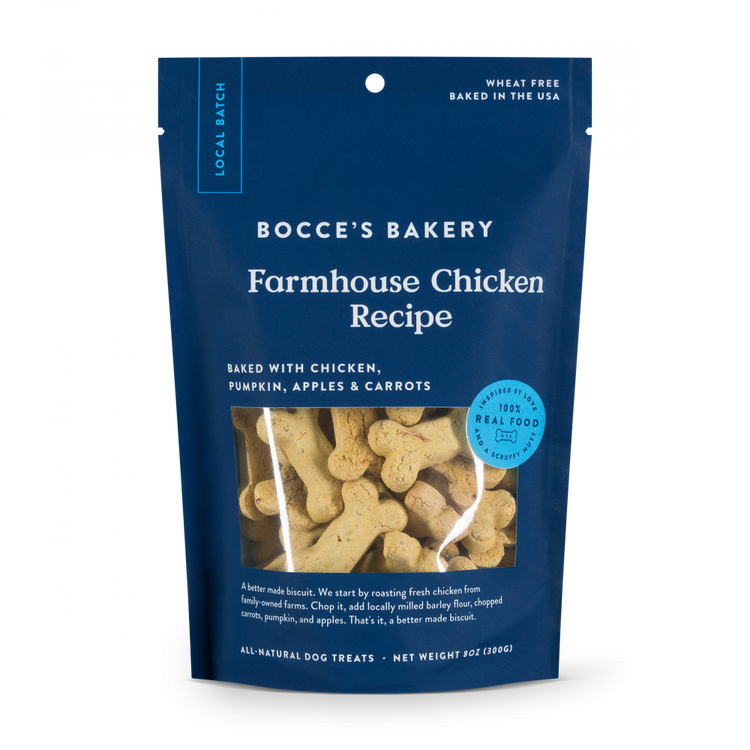 Bocce's Bakery Farmhouse Chicken All Natural Dog Biscuits