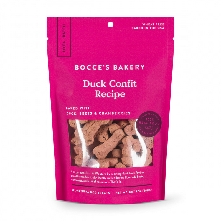 Bocce's Bakery Duck Confit All Natural Dog Biscuits