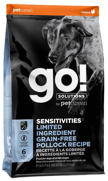 Petcurean GO! Solutions Sensitivities Limited Ingredient Pollock Recipe Dry Dog Food