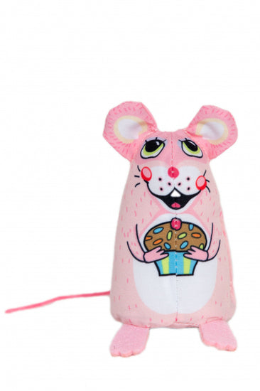 Fuzzu Sweet Baby Mice Cupcake Cat Toy
