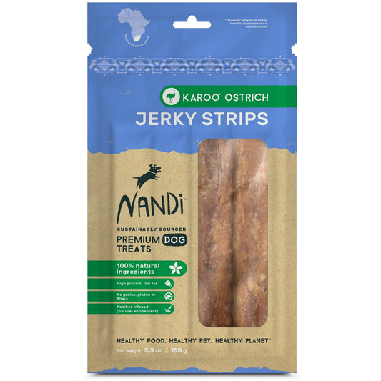 Nandi Karoo Ostrich Jerky Strips Treats