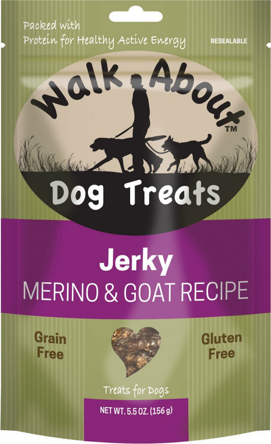 Walk About Lamb & Goat Jerky Dog Treats