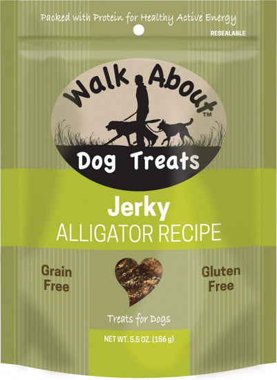 Walk About Alligator Jerky Dog Treats