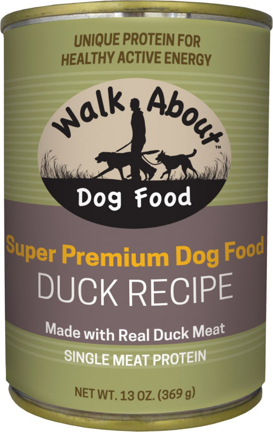 Walk About Grain Free Duck Recipe Canned Dog Food