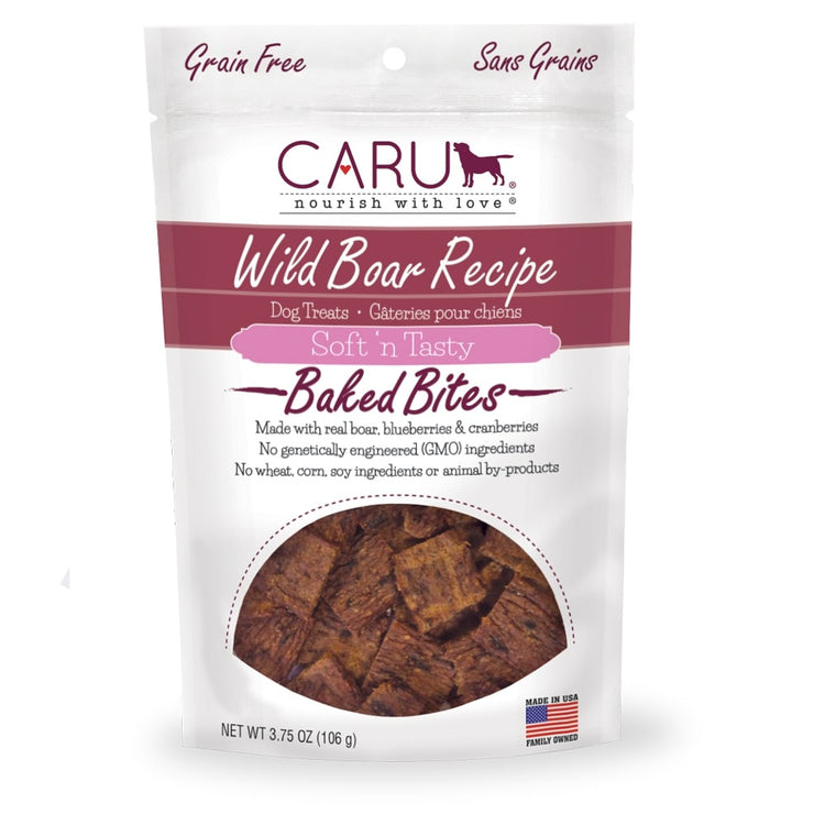 Caru Soft 'n Tasty Wild Boar Recipe Bites For Dogs