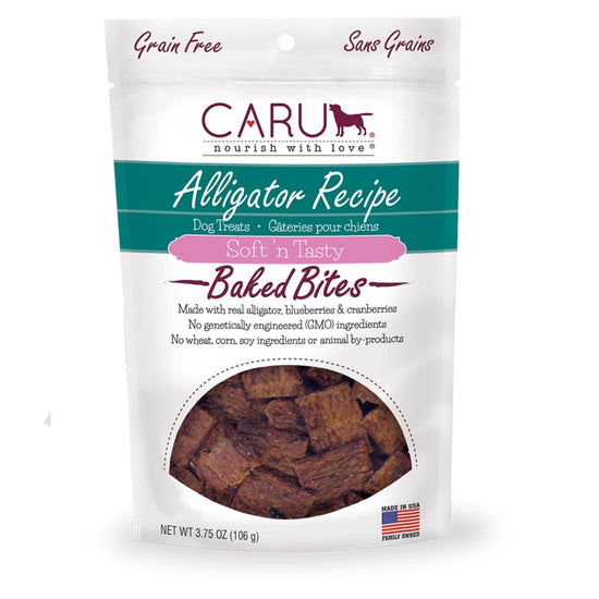 Caru Soft 'n Tasty Alligator Recipe Bites For Dogs