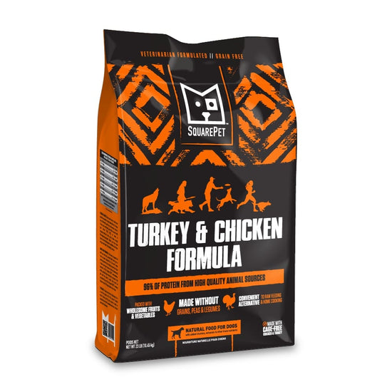 SquarePet Canine Turkey & Chicken Dry Dog Food