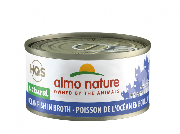 Almo Nature HQS Natural Cat Grain Free Additive Free Ocean Fish Canned Cat Food