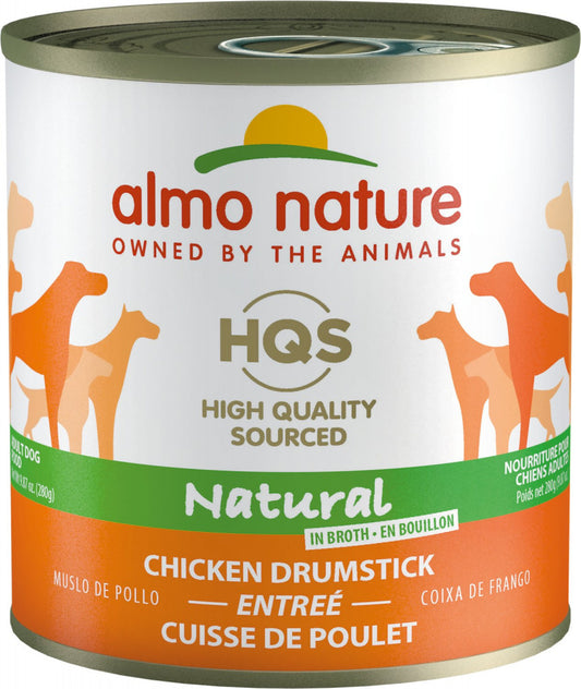 Almo Nature HQS Natural Dog Grain Free Additive Free Chicken Drumstick Canned Dog Food