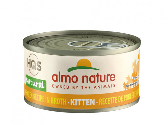 Almo Nature HQS Natural Kitten Grain Free Additive Free Chicken Canned Cat Food