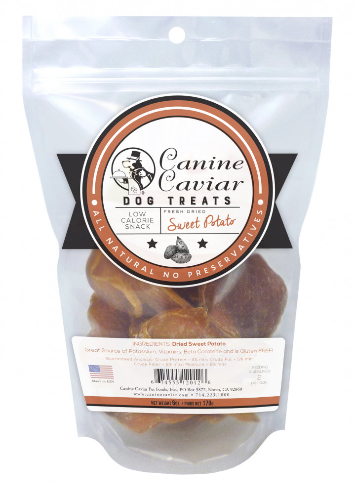 Canine Caviar Dried Sweet Potatoes Dog Treats