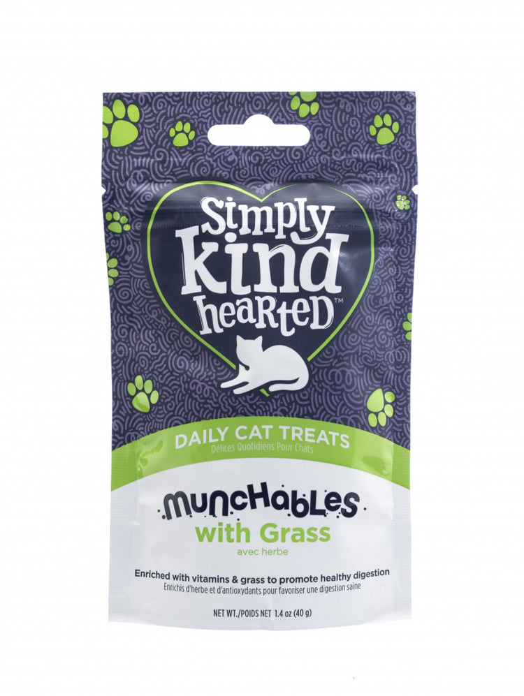 Simply Kind Hearted Munchables With Grass Cat Treats