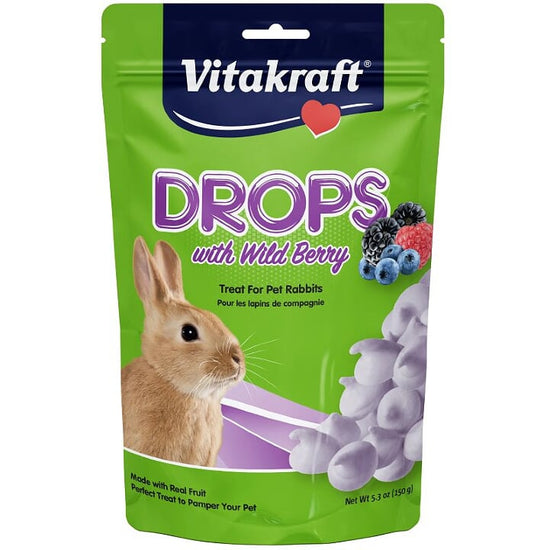 Vitakraft Rabbit Drops With Wild Berry