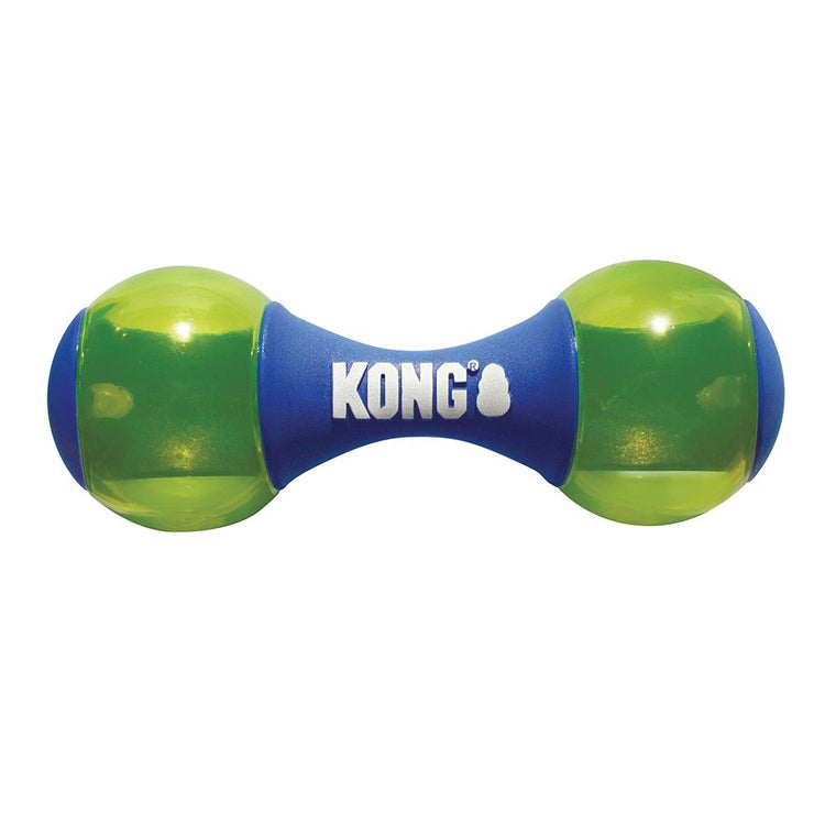 KONG Squeezz Action Dumbbell Dog Toy