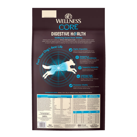 Wellness Core Digestive Health Whitefish Recipe Dry Dog Food