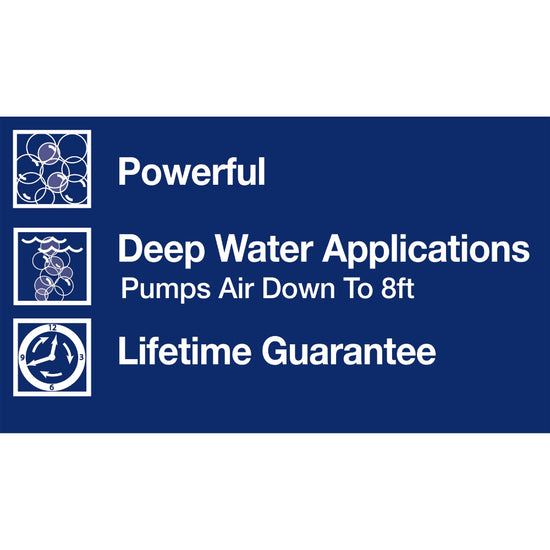 Tetra Whisper Air Pump for Deep Water Aquariums