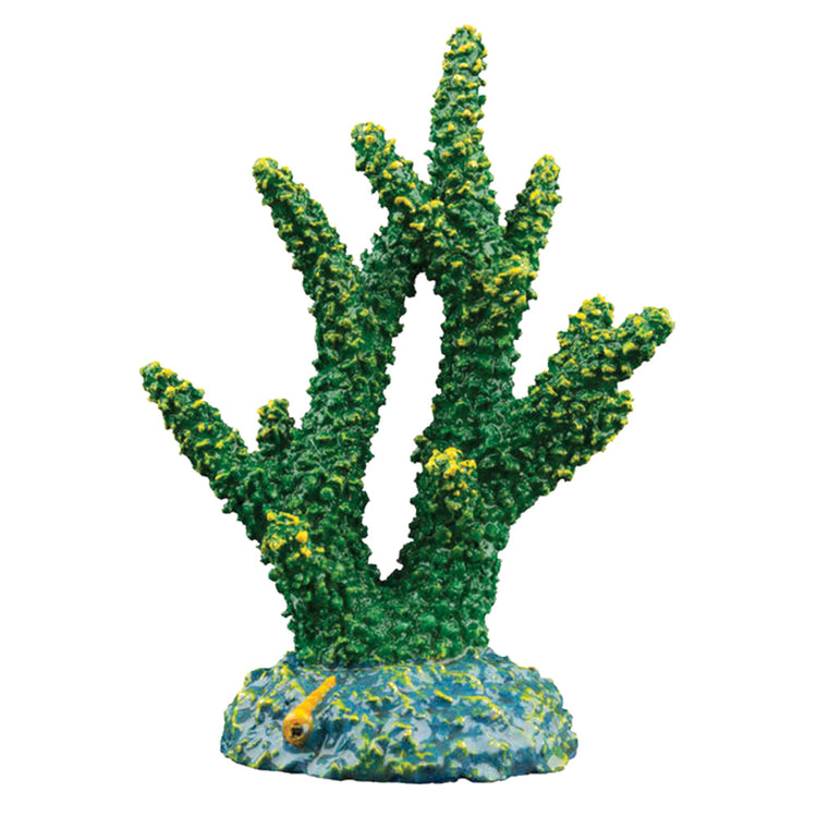 GloFish Ornament Coral Green Staghorn Tank Accessory